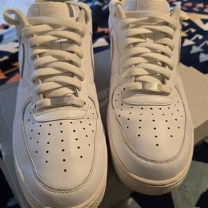 Nike Air Force 1 AF1 '07 Men's Triple White Sneakers Low Top 315122-111 size 13